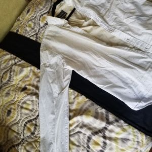 Bonobos dress shirt white with black dots